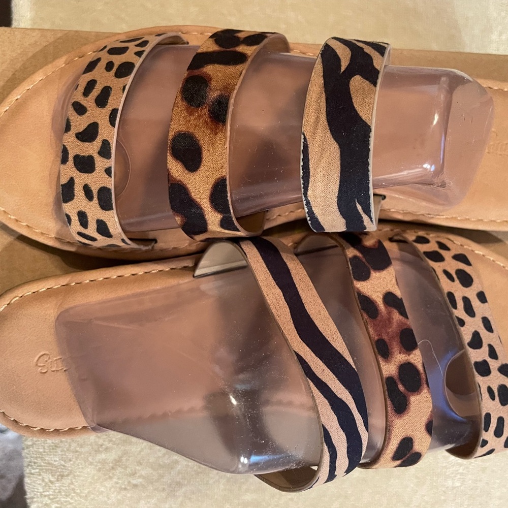 Leopard Pattern Women's Sandals